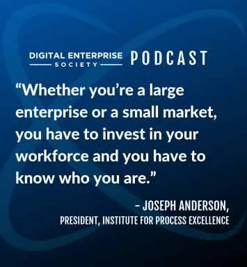 Digital Enterprise Society Podcast with IpX President Joseph Anderson